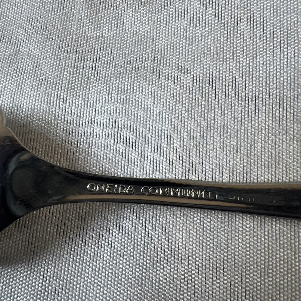 ONEIDA Stainless Community MY ROSE Flatwear- 2 Grapefruit Spoons- USA Made
